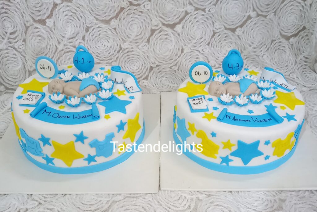 New born baby boys cakes (3)