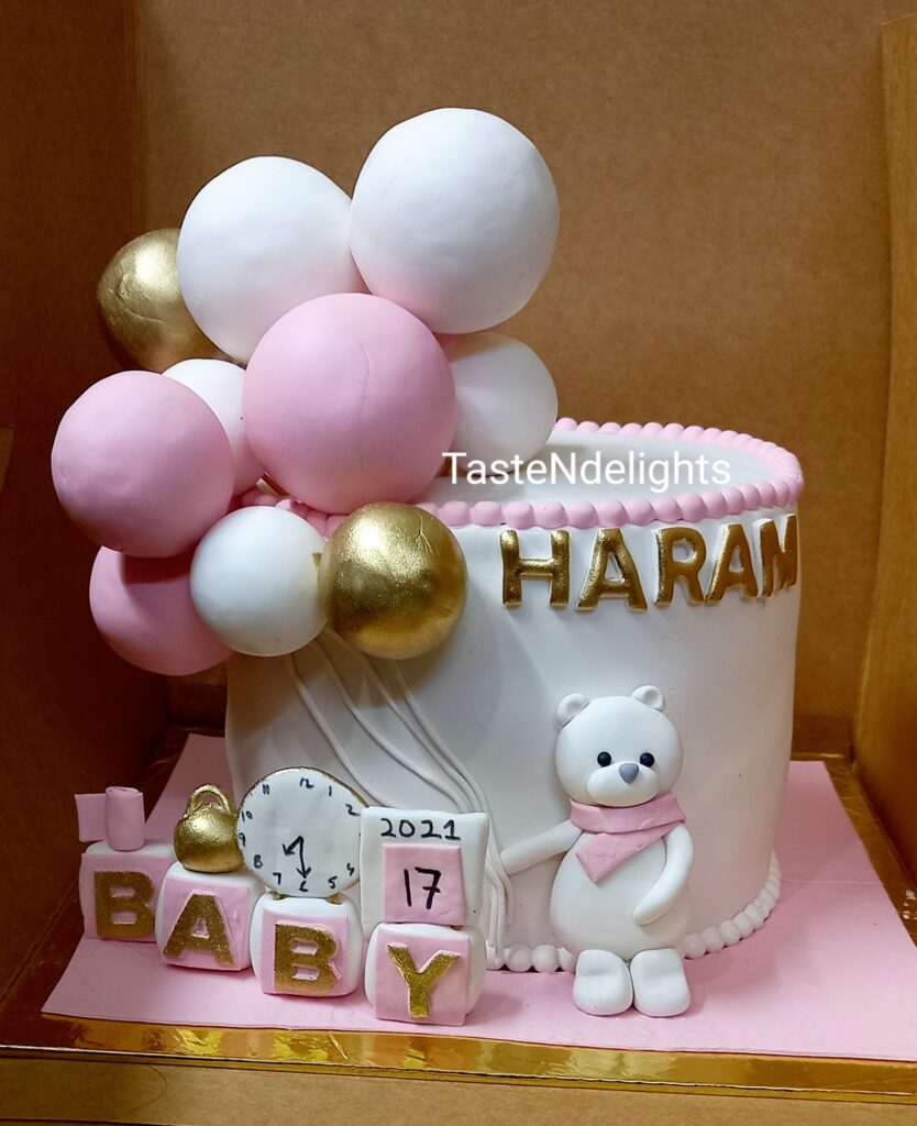New born baby girls cakes (1)