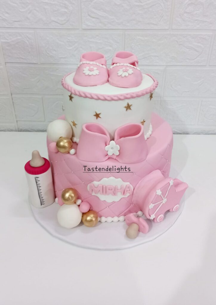 New born baby girls cakes (11)