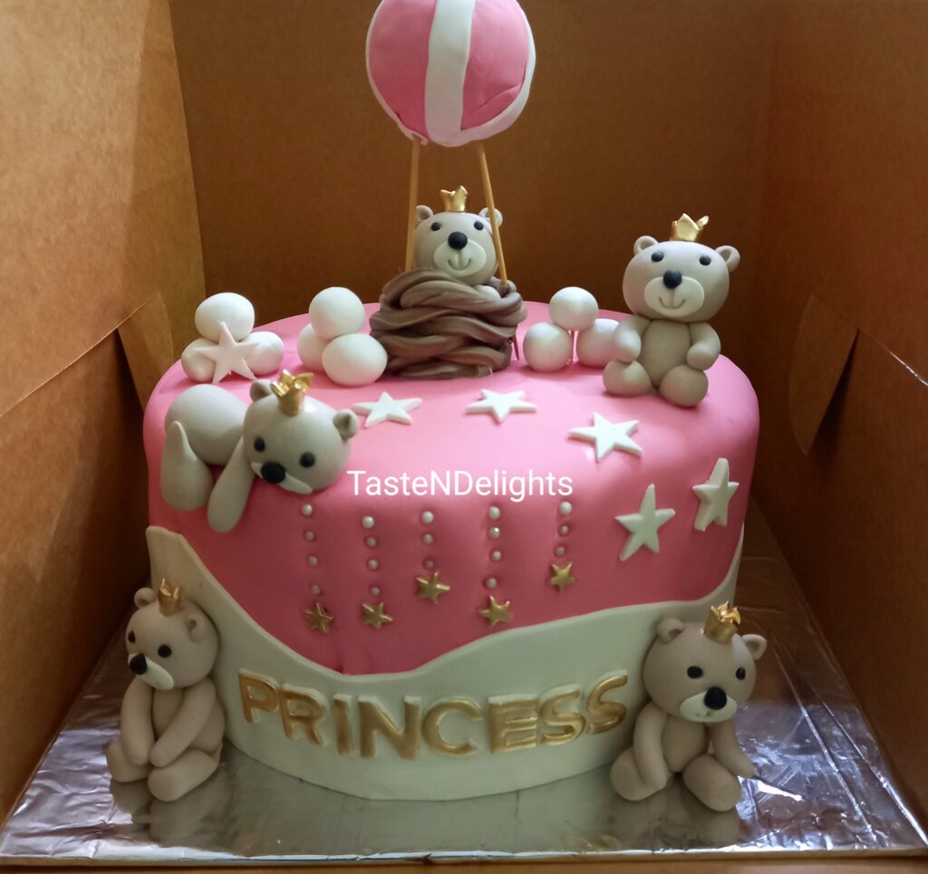 New born baby girls cakes (3)