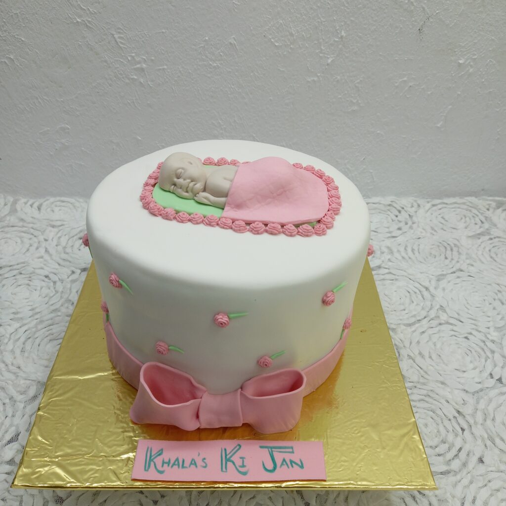 New born baby girls cakes (4)